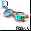 hot selling different color lens natural wood bamboo sunglasses free logo