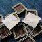 8mm Setting Size Vintage Style Natual Log Wood Bezel Square Pendant Setting DIY Findings Supplies 1431029