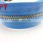 3# White Gold Teeth Metal Zipper