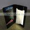 cutomized led check presenter leather 5mm led holder