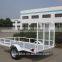Flat Trailer With Galvanized Sheet and Loading Ramp for Goods F-510