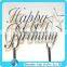 Birthday Silhouette With Heart Acrylic Cake toppers for Kids