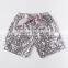 Wholesale Boutique Girls Shiny Shorts Chiffon Ruffle Baby Sequin Shorts , High Quality Kids Summer Sequin Ruffled Shorts