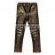 2016 Wholesale Unique Design Kids Boutique Sequin Leggins, Baby Girl Golden Polk Dot Long Cotton Pants