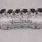Set Of 6 Spice Rack Jars Glass Bottle Container Kitchen Cooking Shaker With Rack
