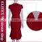 2015 HOT selling red modern uniform office women fashion dress