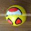 high quality hot sell big size mini toys PU ball amoji ball yellow ball toys for kids children