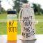 500ml empty my bottle with bag and colored plastic lid
