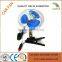 6 inch12v oscillating top quality portable car fan
