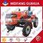 15 hp Orange color diesel engine electric farm mini tractor