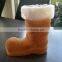 OEM Blow Molding Christmas Decoration Christmas Winter Boot gift boot christmas holiday boot decoration