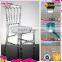 2015 Sinofur crystal clear resin napoleon chair