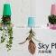 New arrival hanging flower pot sky planter Upside-Down Plant Pot fashion sky planter