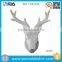 Wall Decoration White Ceramic Deer Head Figurine