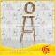 Metal frame Golden hot sale round back bar chair