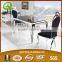 TH299 modern tempered glass table and chair set
