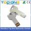 Key shaped USB memory stick, metal USB flash drive for promotion gift