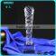KM-ZP66 Wholesale Blank Teardrop Glass Award and Crystal Trophy