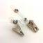 Badge Clip with PVC Tab, Stamping steel Metal Badge Clip with Vinyal Tab,