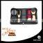 black shoe polish PU leather travel shoe polish kit