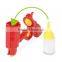 3pcs high quality food grade plasitc sauce gun for condiment