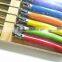 6pcs ABS Handle Laguiole Steak Knives with Beech Wooden box