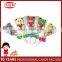 HALAL Cartoon Bear Shape Soft Gummy Lollipop Candy Jelly Pops