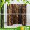 Custom wholesale bamboo fencing brown colour rolled framed fence