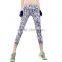 Custom Dry Fit Gym Fitness Leggings Spandex printing colorful Yoga Pants