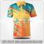 sublimated tenpin bowling polo shirts ,200 gsm multicolored polo t-shirt