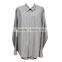 men's fashion design long sleeve casual wear pointed collar loose-fitting solid color men's fashion shirts