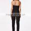 best selling girls sexy black tailored bandeau jumpsuit OEM service