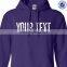100% Cotton Mens Plain Pullover Hoodie With Your Logo