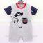 baby jumpsuit print cartoon animal summer short sleeve romper set