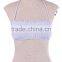 Monogrammed Seersucker Bandeau Swim Top