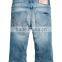 2017 New Summer Children Blue Washed Boys Tapered Knee-length Denim Cargo Shorts