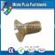 Made in Taiwan Brass Stainless Steel Carbon Steel Slotted Raised Countersunk Head Machine Screw DIN 964
