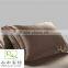 Light Brown Luxury 4pcs silk bedding set linen