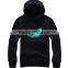 china cool product hoodies for boys stylish black EL lighting pullover