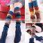 Candy color rainbow knee high VIVI knee socks Pile of tight pile of knee high