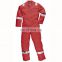 oil field industrial welding working flame retardant 100% cotton safety coverall