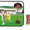 Hot sale Multifunction sport toys 2 in 1 football goal + hockey game