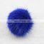 4cm mink fur pompoms long spiky hairs for necklace ear rings small nylon loops 1.6" tiny fur balls
