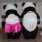 New Arrival Plush Inflatable Panda Mascot costume Customized 3meter height panda Mascot