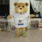 HI CE bear mascot costume for adult size,customzied cartoon mascot costume with high quality