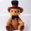 Brown teddy gentleman bear toy gorgeous plush soft stuff