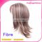 40cm Top Human Wigy Short Bob Curve at End Friendly Hair Replacement Party Wig with Wig Cap