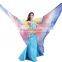 BestDance Top sale Egyptian Egypt Belly Dance bifurcate open on the back Isis Wings without sticks OEM