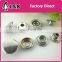 15mm iron / brass / stainless classic metal snap button clothes snap buttons