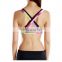 Wholesale Spandex / Lycra Fitness Clothing Women Printed Sports Bra#S150039
